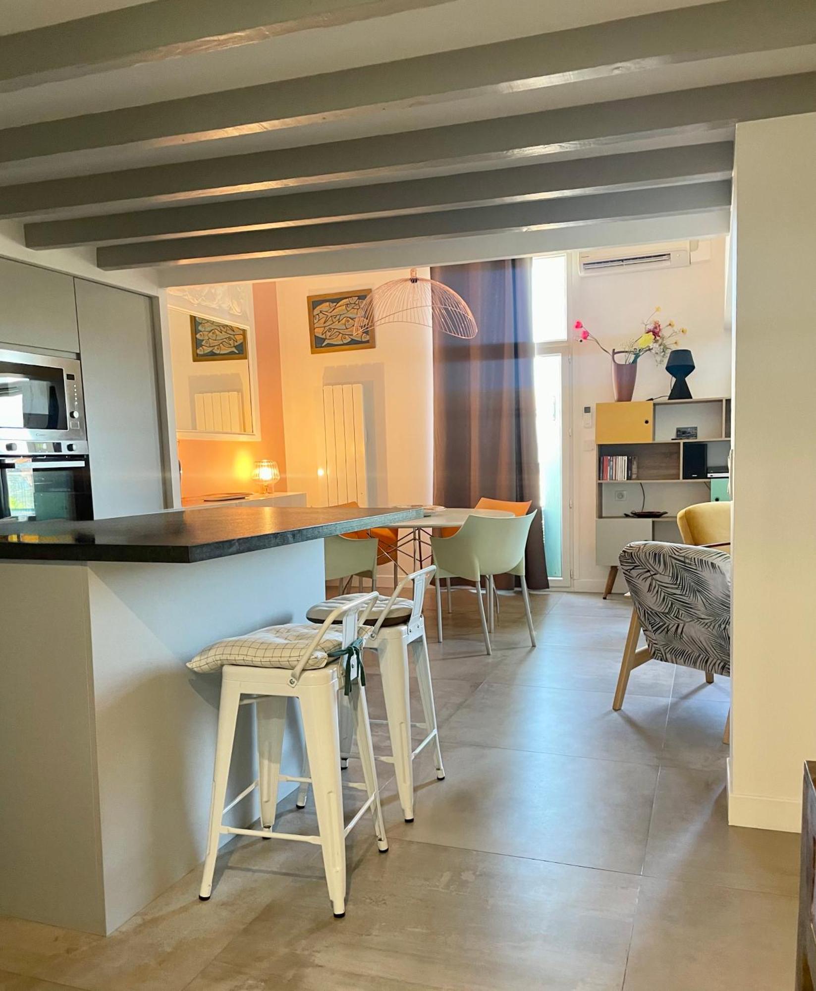 "Zarago 3" T3 Design En Duplex A 2 Pas Du Centre Ville Sète Zewnętrze zdjęcie